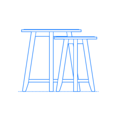 Furniture Side Tables End Tables Ikea Kragsta Nesting Tables Vinyl Svg File, Free Vectors File